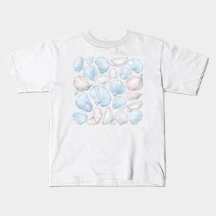 Sandy seashells III Kids T-Shirt